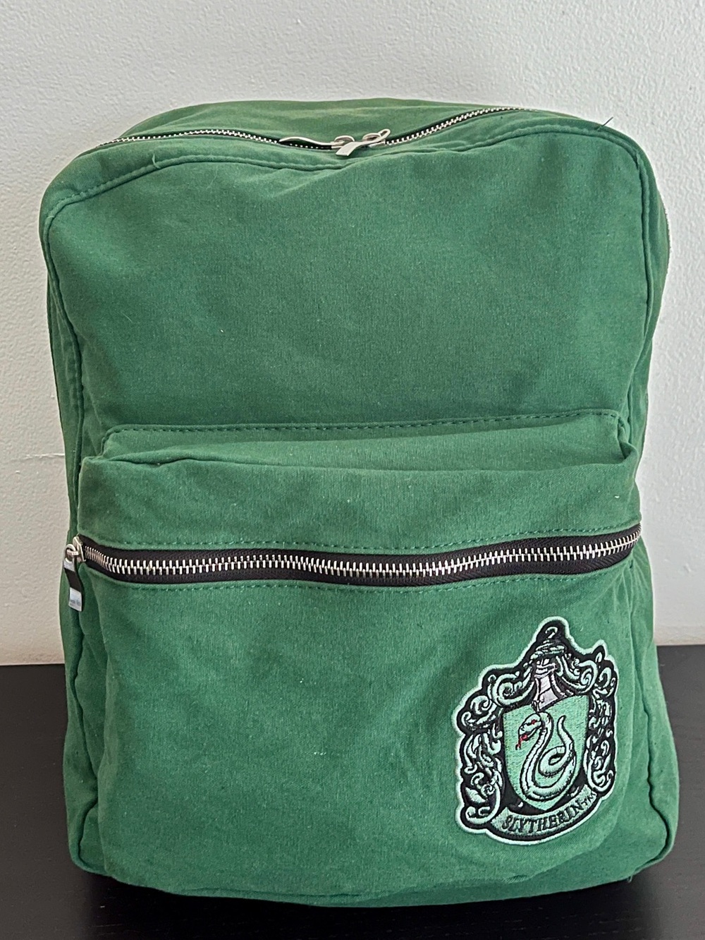 Wizarding World Universal Harry Potter Slytherin Backpack Large Crest Lined